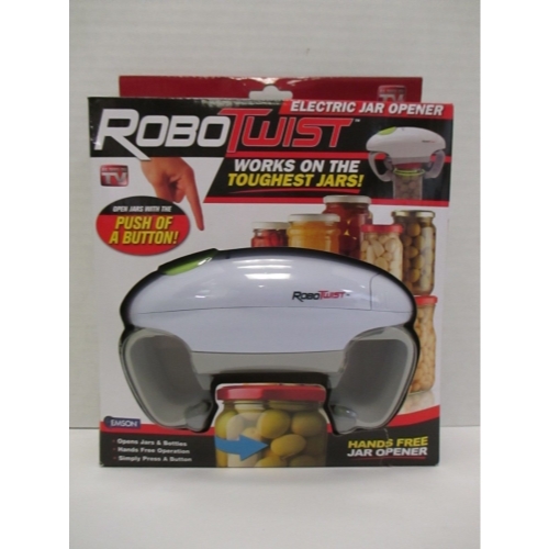 Robo Twist Robo Twist Electric Jar Opener, Small, White 80313010149 eBay